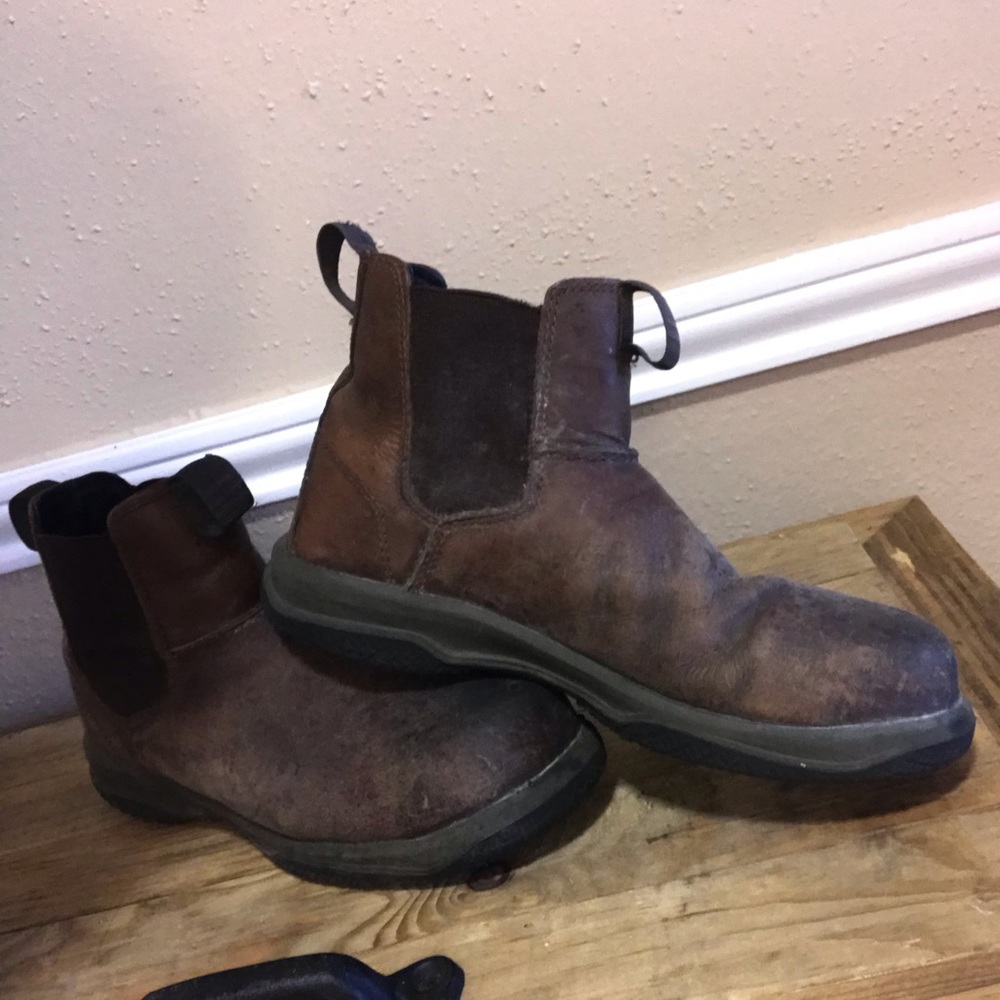 Men’s Work Boots (BRAND) is WORK